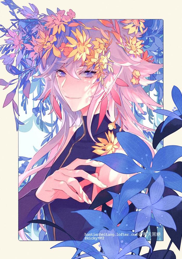 Merlin · flower fairy of Avalon插画图片壁纸