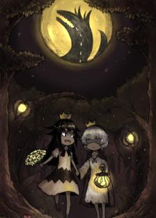 嘘つき姫と盲目王子插画图片壁纸