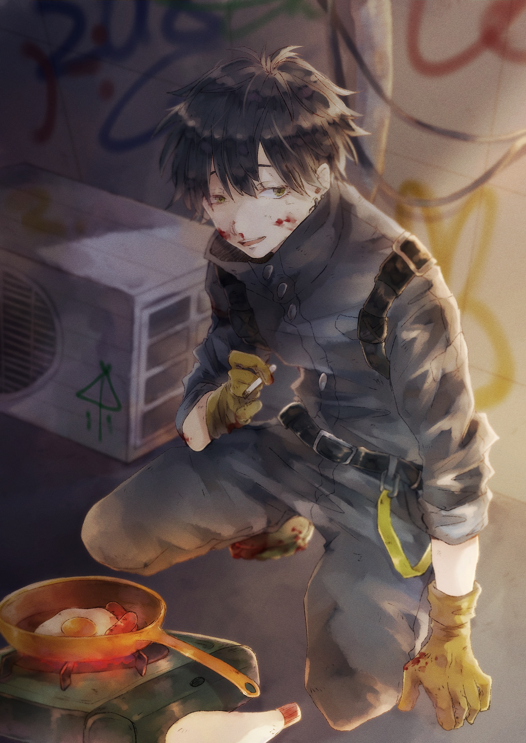 休憩中 男孩子 原创 创作 触站