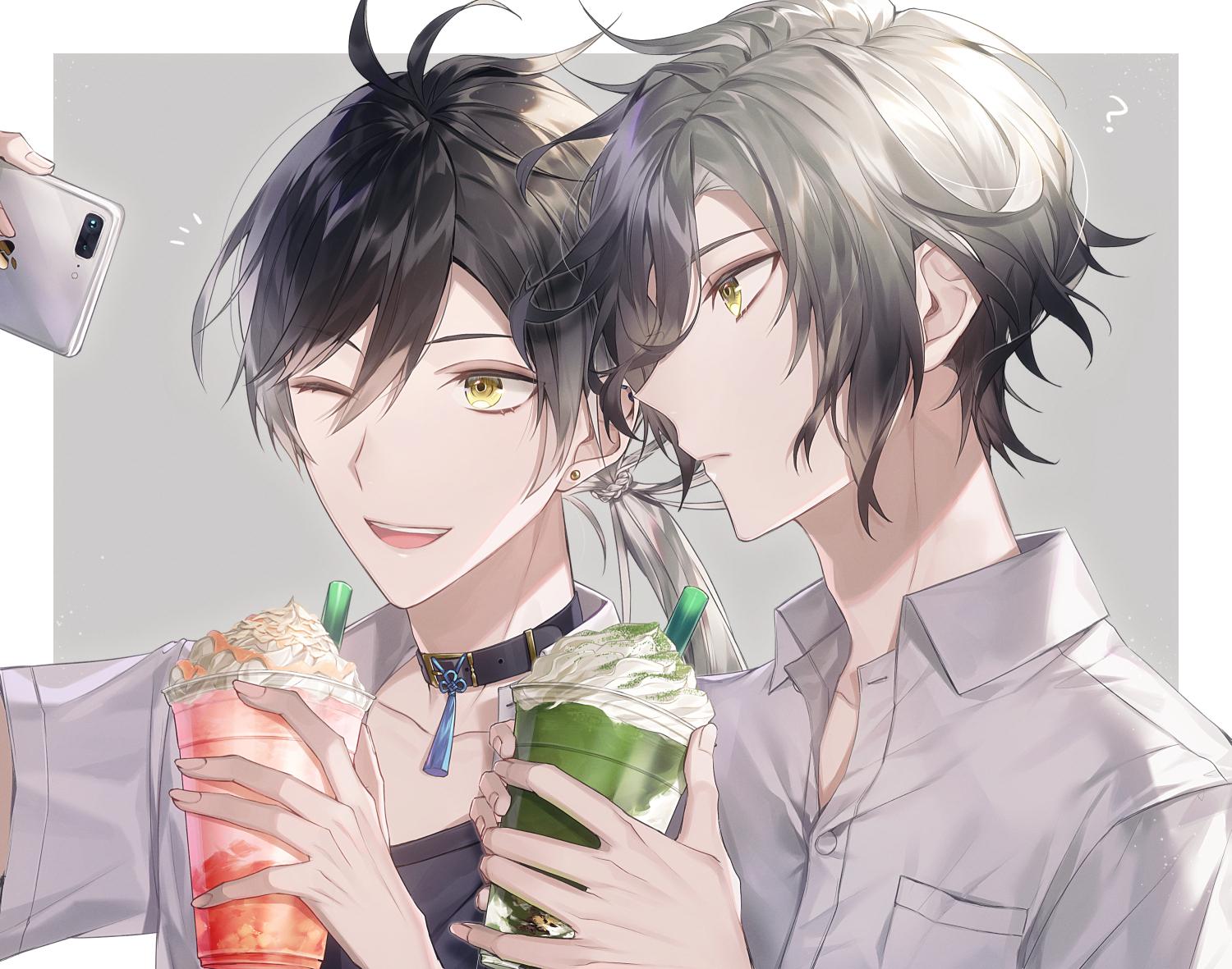 创作兄弟插画图片壁纸