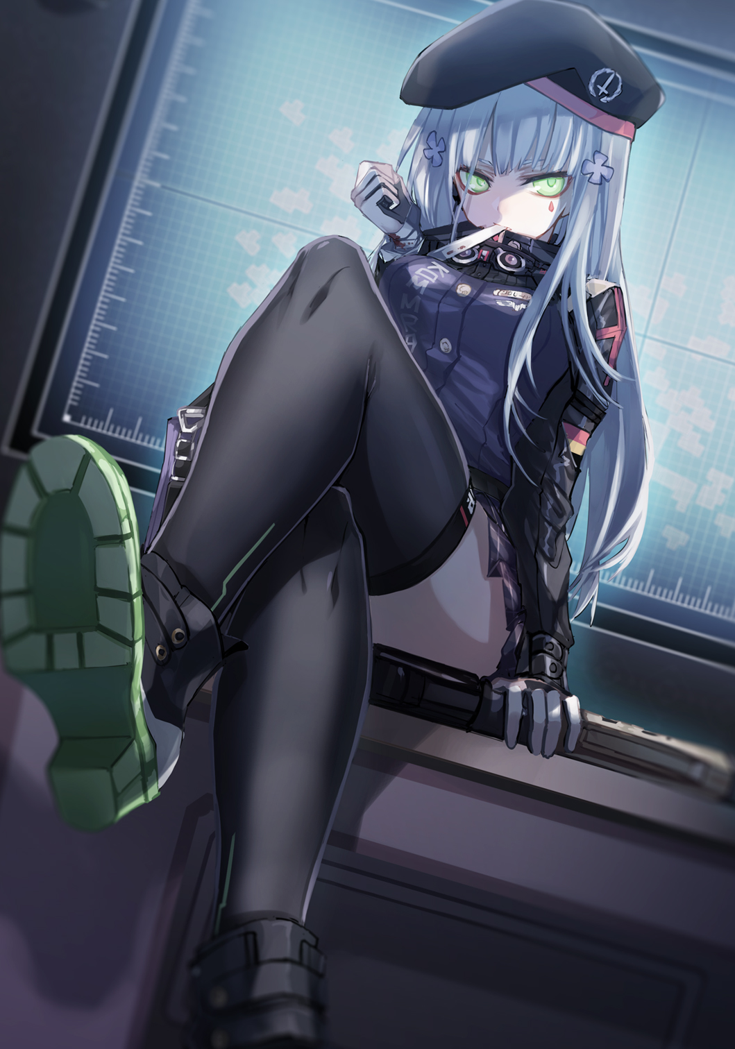HK416插画图片壁纸