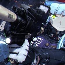 HK416插画图片壁纸