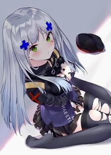 hk416插画图片壁纸