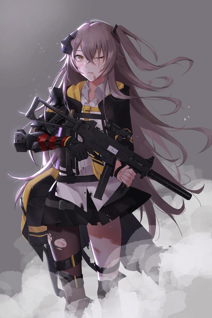 UMP45插画图片壁纸