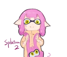 [splatoon2]catching inkfish