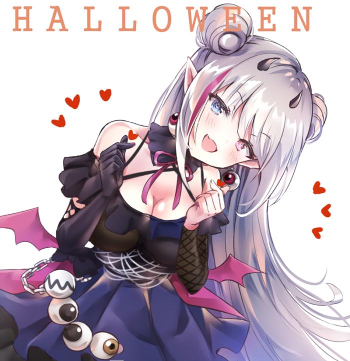 Halloween MDR插画图片壁纸