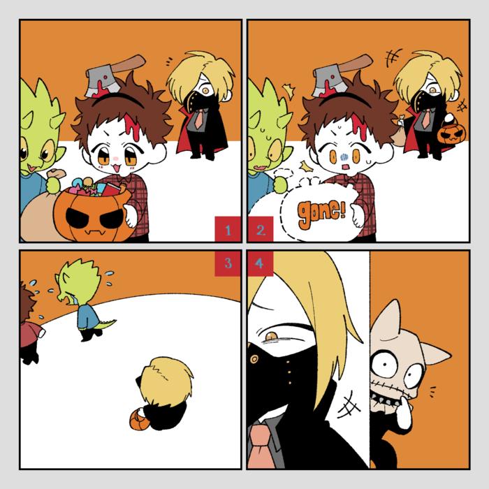 2018死秽八斋会的Happy Halloween插画图片壁纸