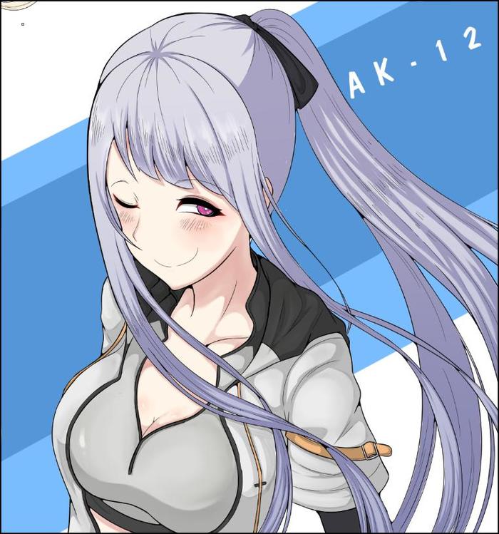 迈利AK-12(少女战线)插画图片壁纸