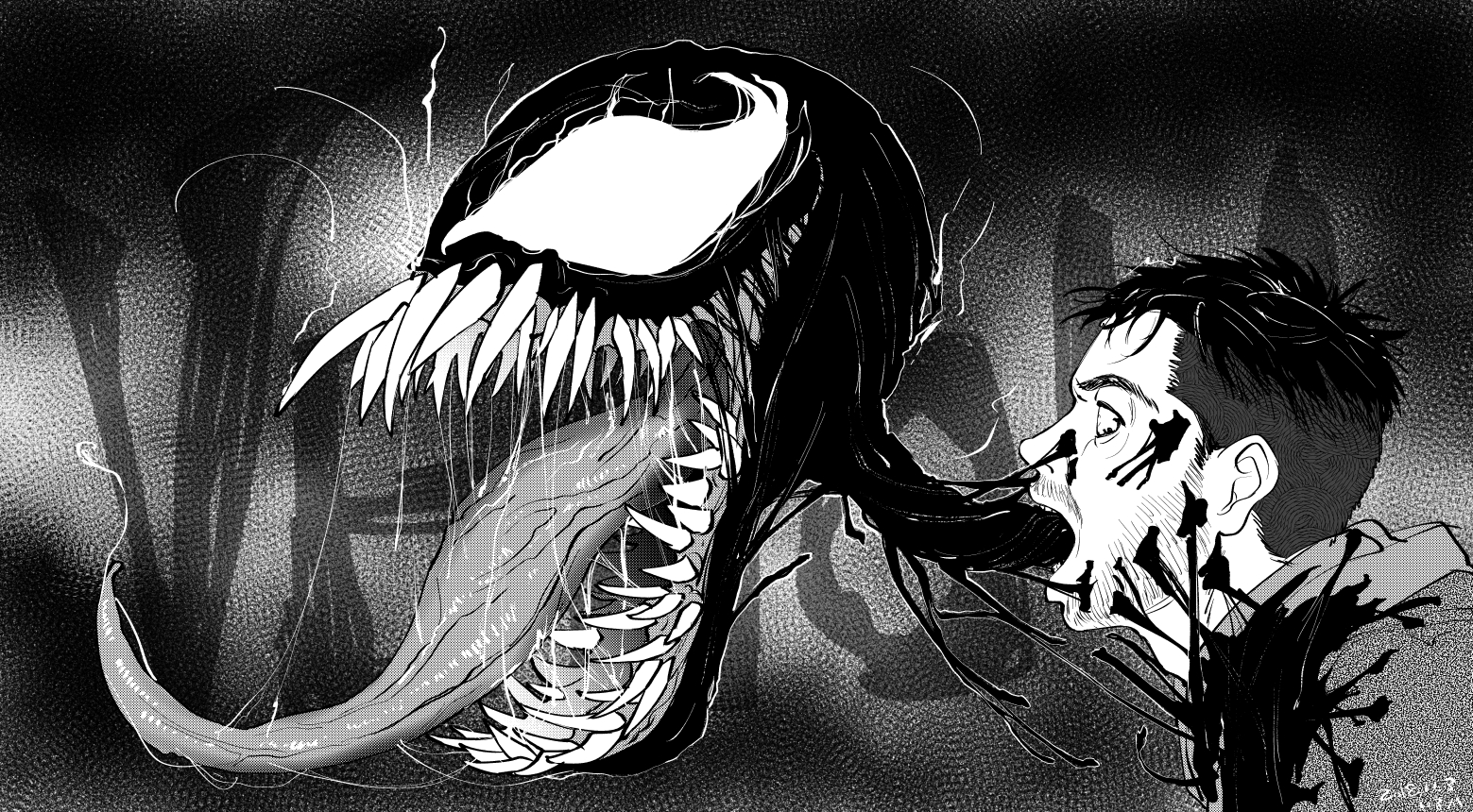 Venom插画图片壁纸
