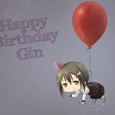 Happy Birthday Gin插画图片壁纸