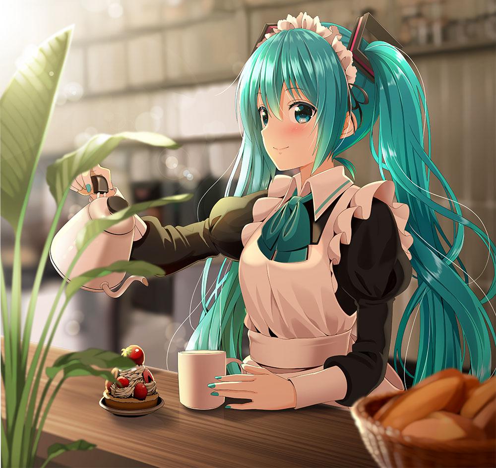 女仆小姐插画图片壁纸