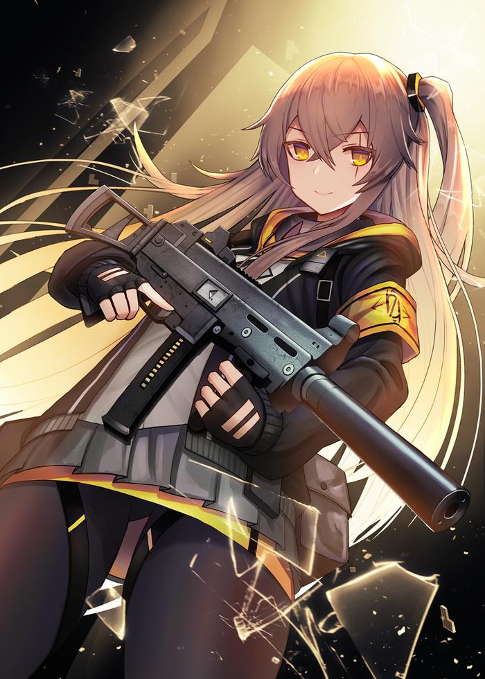 UMP45插画图片壁纸