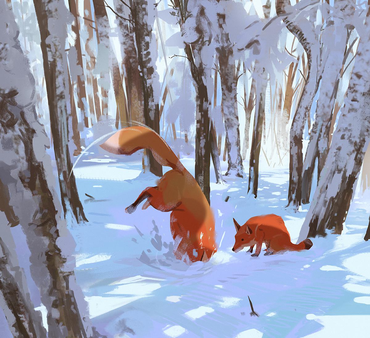 Hunting-illustrationconcept
