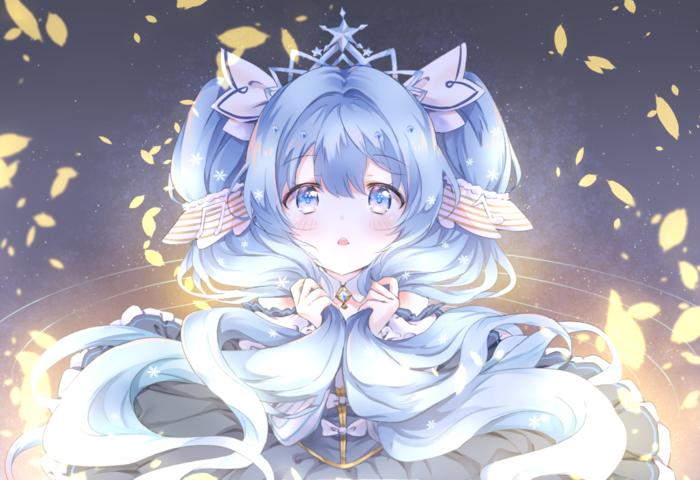 雪初音插画图片壁纸