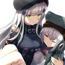 HK416 & G11插画图片壁纸