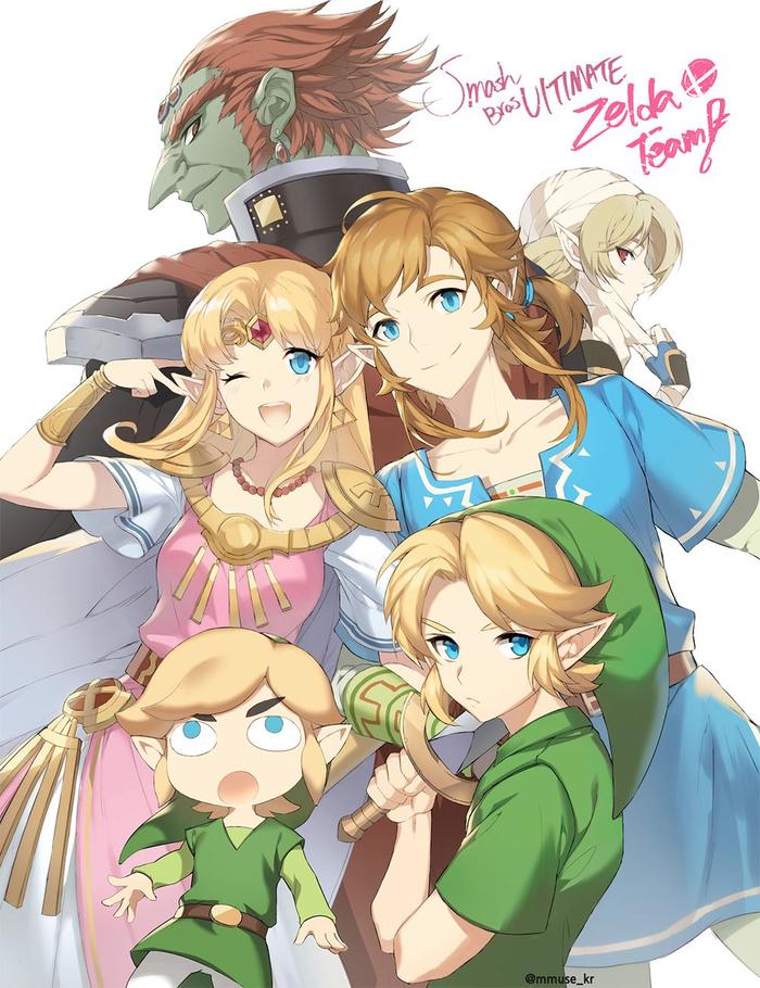 zelda team!插画图片壁纸