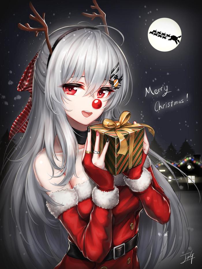Merry Christmas~插画图片壁纸