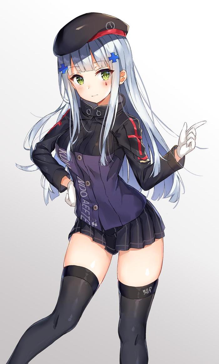 HK416插画图片壁纸