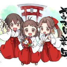 謹賀新年插画图片壁纸