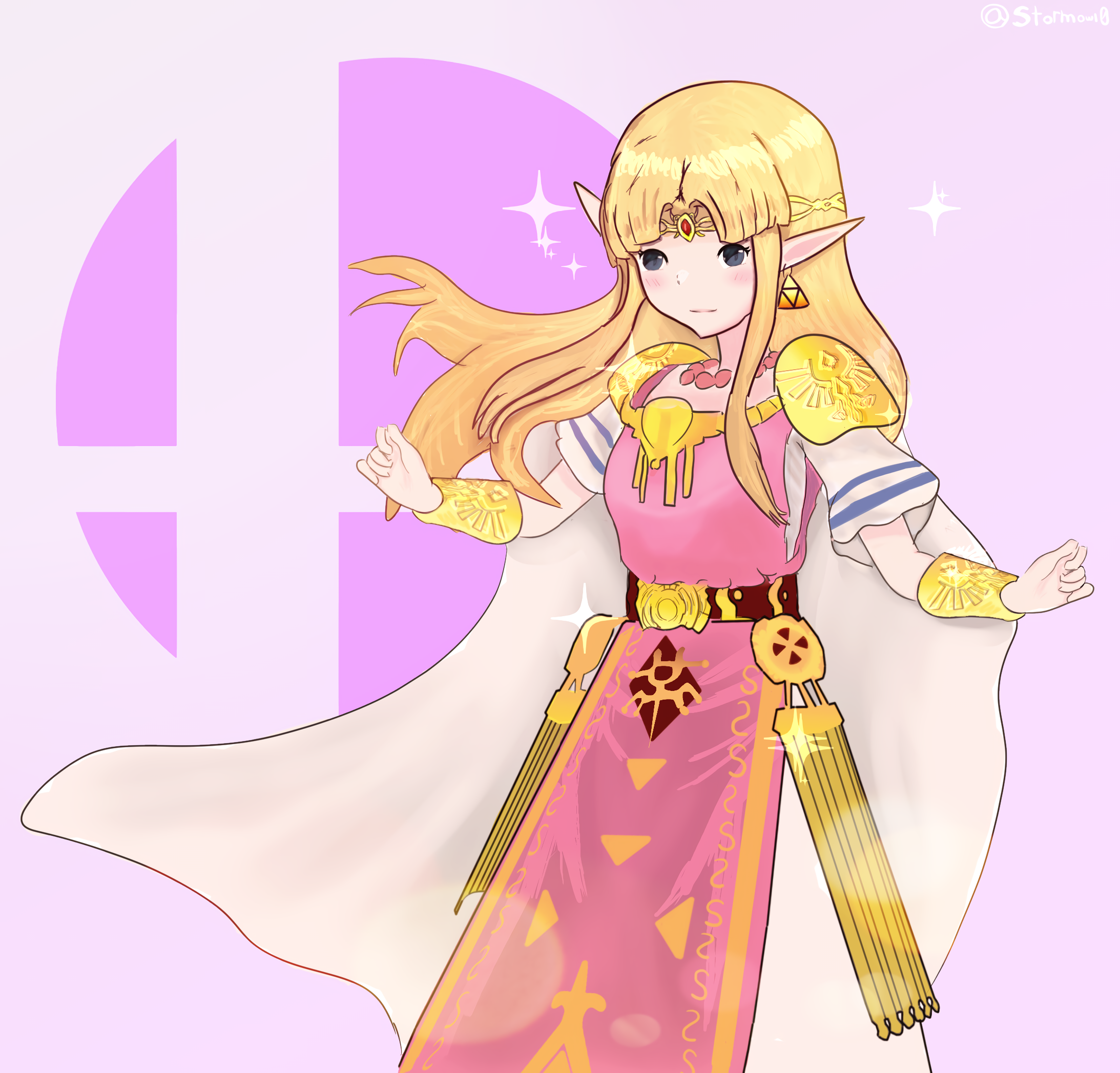 Princess Zelda Smash Special插画图片壁纸