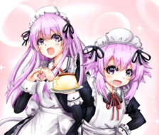 Planeptune maids ready to serve!