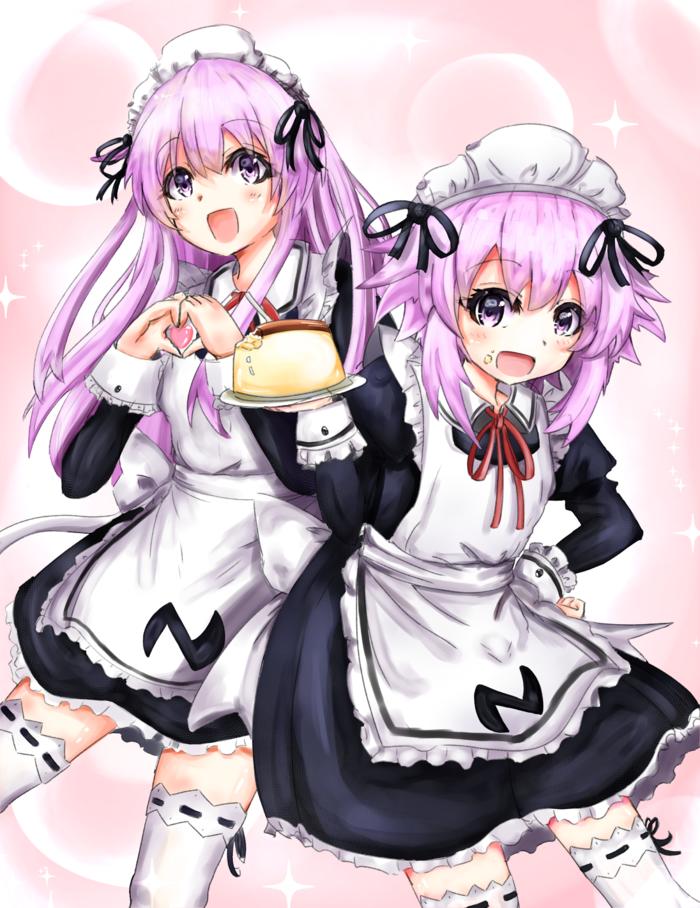 Planeptune maids ready to serve!插画图片壁纸