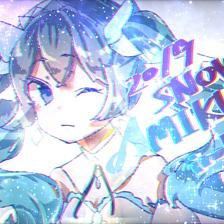 SNOWMIKU2019插画图片壁纸