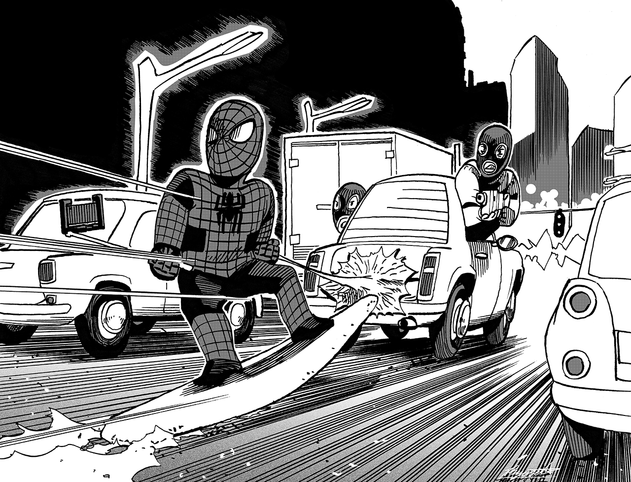 SPIDEY and CARS-蜘蛛侠spiderverse