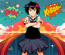 Peni Parker Penner风衣GAINAX Pose