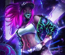 K/DA Akali . V2-游戏动画