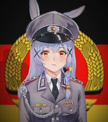 【DDR】NVA士官常服自绘头像插画图片壁纸