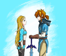 Zelda and Link-塞尔达公主连接