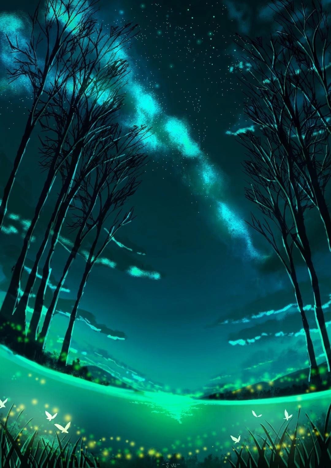 萤火-高雅竖图原创作品-触站