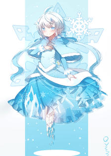 【PFLS】冬之妖精 雪昙插画图片壁纸
