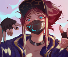 KDA Akali ♥-K/DA杀人率