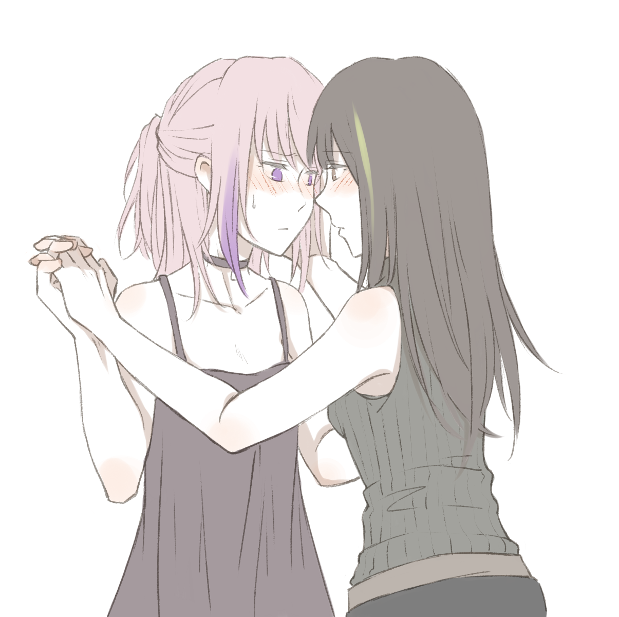 2019valentines day百合少女前线an-94ak-12m4a1ar15-触站