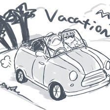 vacation 插画图片壁纸