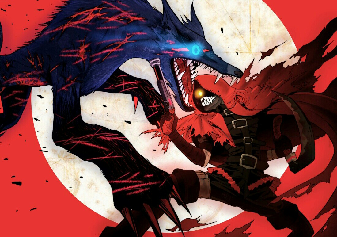 恶与赤插画图片壁纸