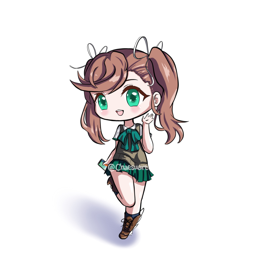 Nanase Chibi拿捏插画图片壁纸