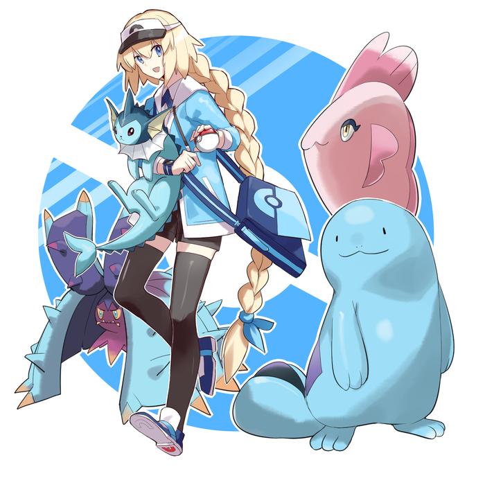 fgo x pokemon插画图片壁纸