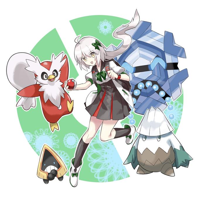 fgo x pokemon插画图片壁纸