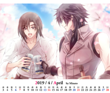 茅田作品月历企划2019·4月