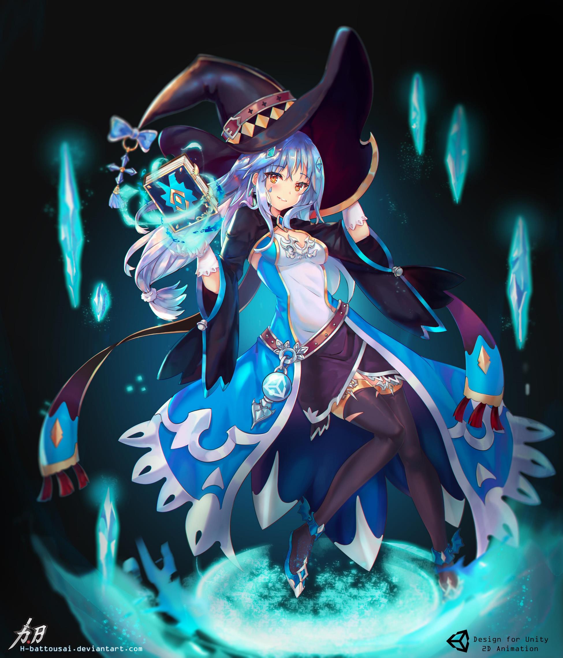 Ice Wizard.-animegirlfantasygirl