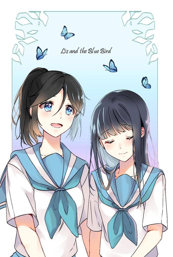 Liz and the Blue Bird插画图片壁纸