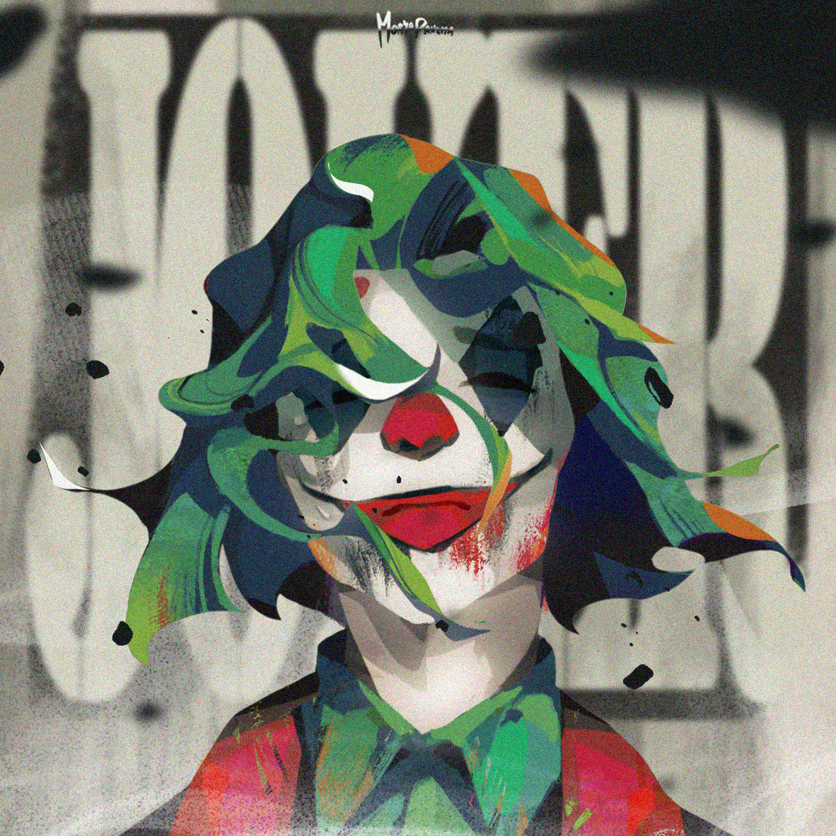 Joker 2019插画图片壁纸