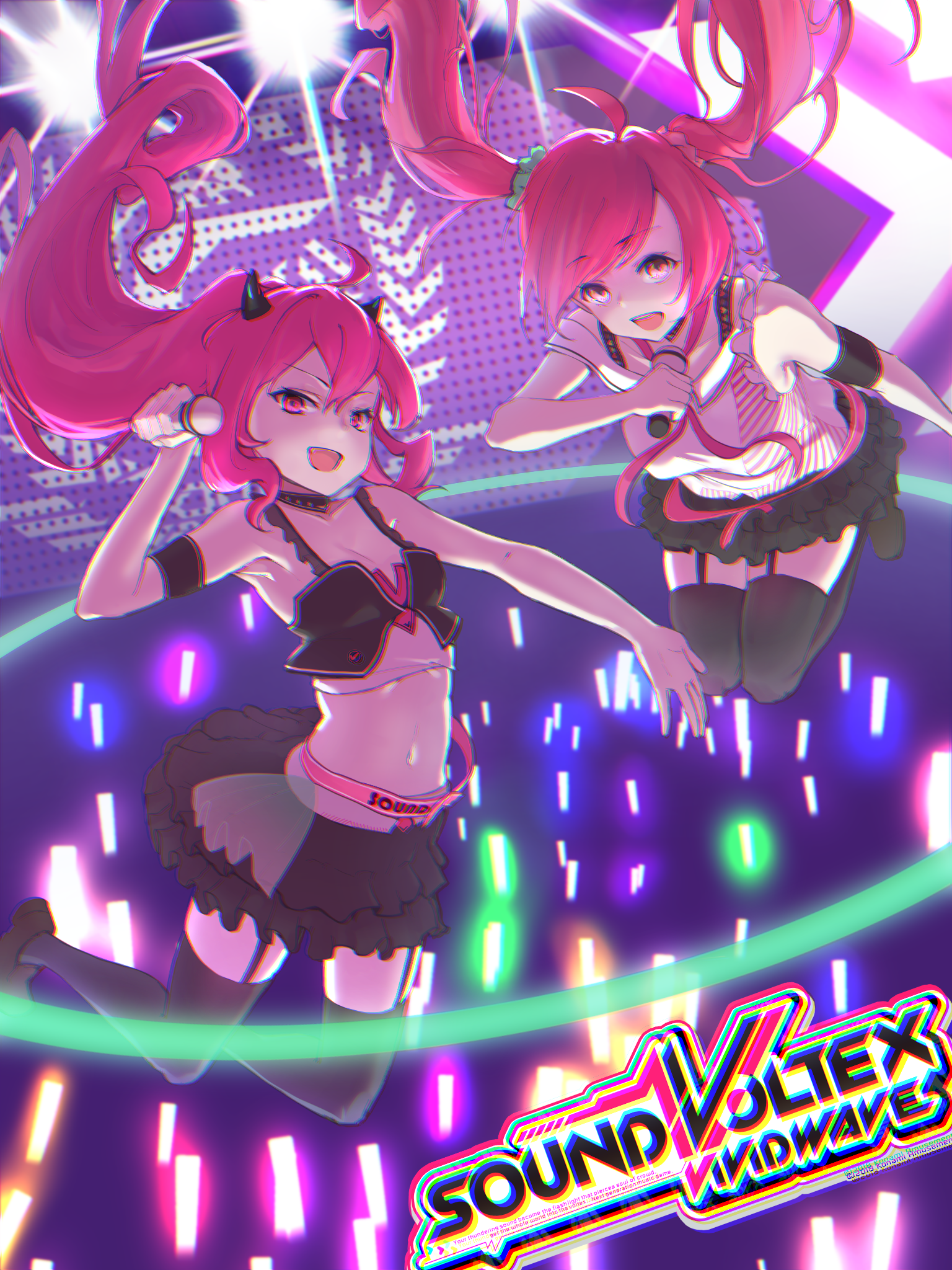 VIVID WAVE插画图片壁纸