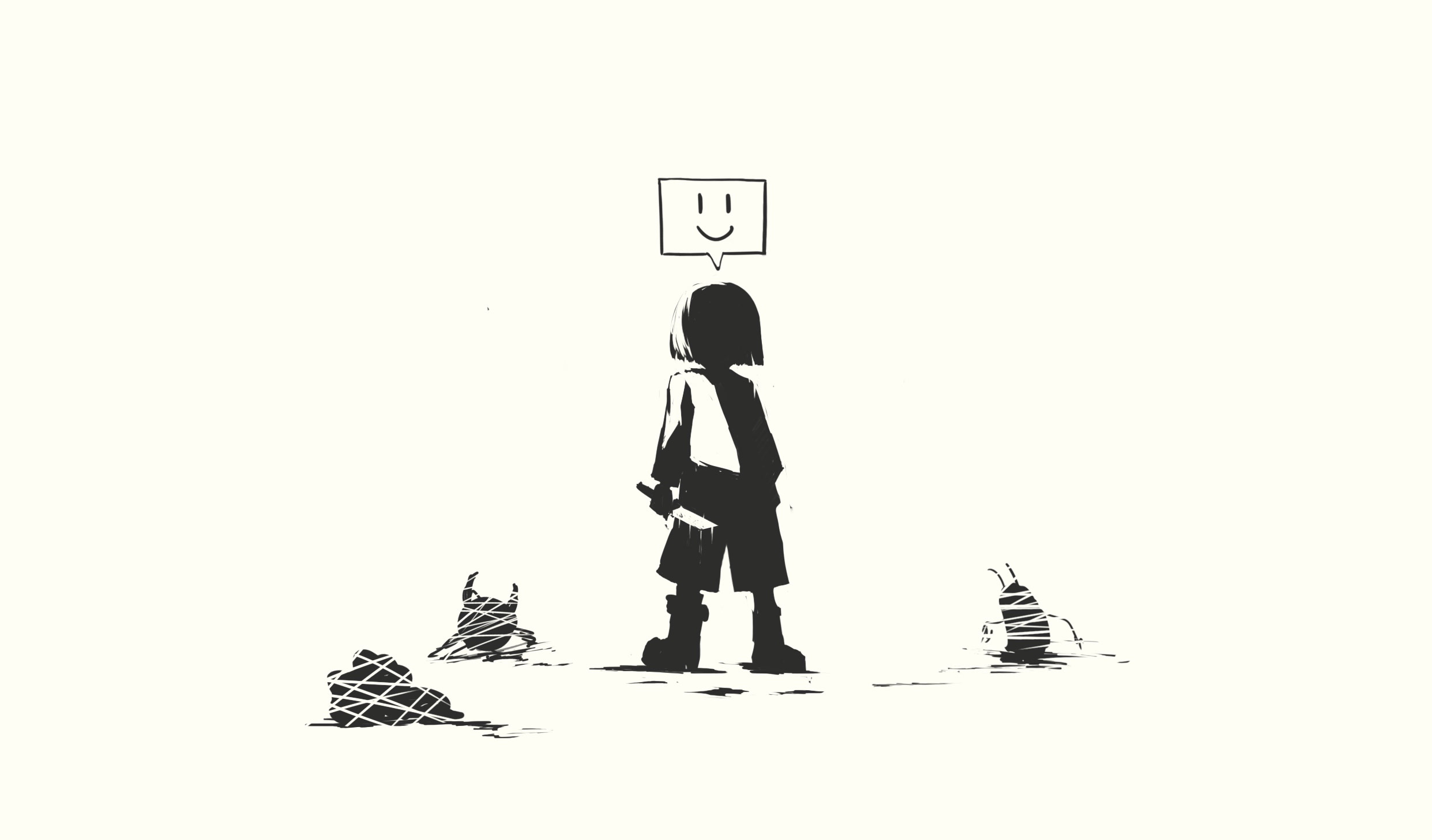 乳酸菌插画图片壁纸