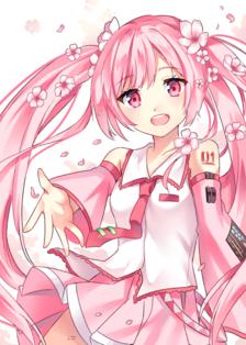 Sakura Miku Fanart插画图片壁纸