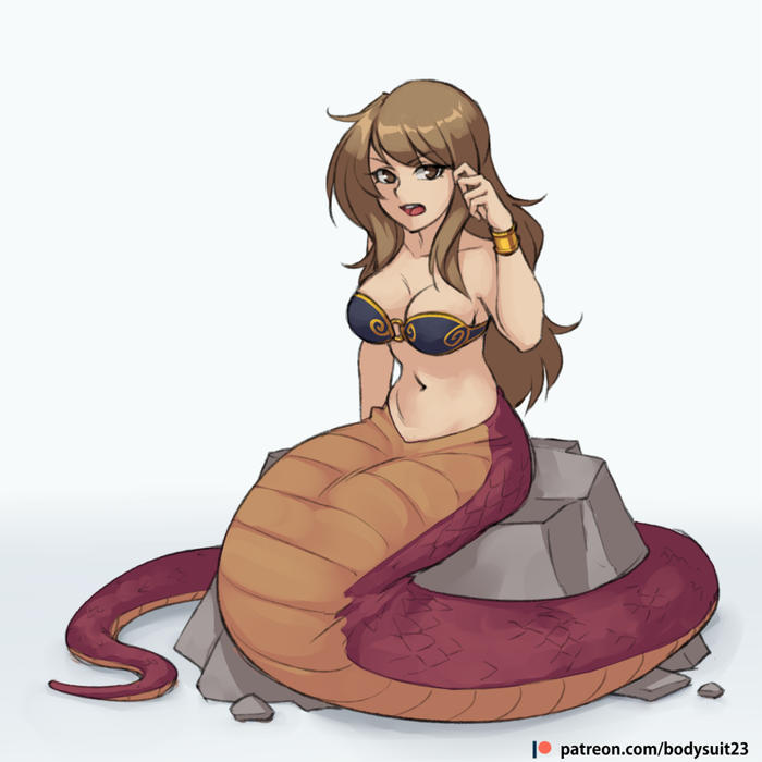 Cooper Sketch: Lamia Angela插画图片壁纸