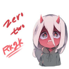 Zero two (young)插画图片壁纸